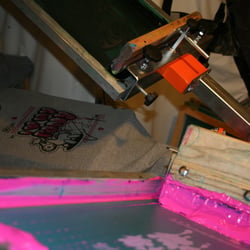 Siebdruck / Textildruck Prozess