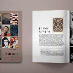 Design und Layout für das Kunstbooklet des Ameron Swiss Mountain Resorts in Davos