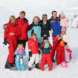 Holländische Königsfamilie in Lech am Arlberg