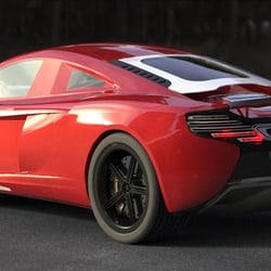 Sportwagen gerendert Ansicht3