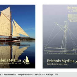 Erlebnis Mytilus  ·  Jahresbericht | Imagebroschüre  ·  seit 2010  ·  Auflage 1.000