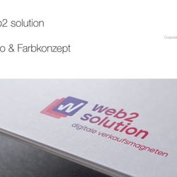 web2solution – Logo & Farbkonzept