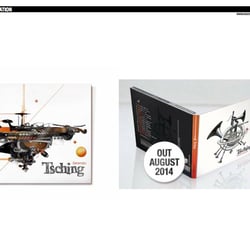 Cover art for 2 albums of Berlin-based trio TSCHING.