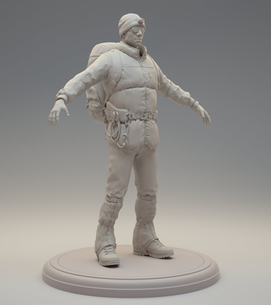 Bergsteiger sculpt