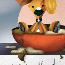 Buchcover von „Hubertas Hundsi“