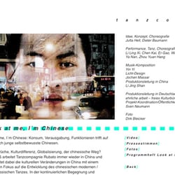 Entwicklung der Webseite http://www.tanzcompagnie-rubato.de