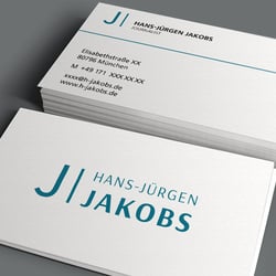Visitenkarten Design für Hans Jürgen Jakobs