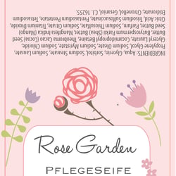 FS003 60×105mm Pflegeseife Rose-Garden
