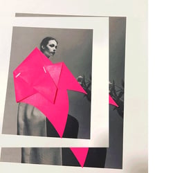 book of anxiety & wonder / paper collages