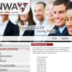 Gestaltung der neuen Unternehmensseite.