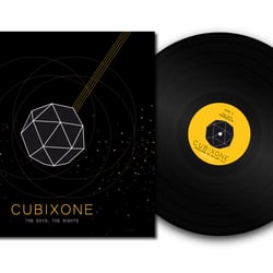 LP Cover Design für „Cubixone“