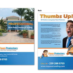 Paver Protector Brochure – Startseite und ltzte Seite