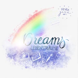 Digitales Aquarell „Dreams“