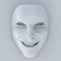 3D Aphex Twin Face – SPEX-MAGAZINE-COVER
