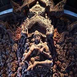 Wooden sculpture Thailand