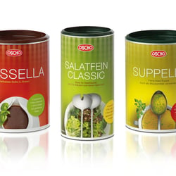 OSCHO Classic: Verpackungsfamilie.