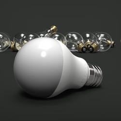Produktvisualisierung – LED-Lampe