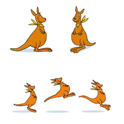 Characterdesign und Animation für Webseite