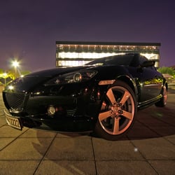 RX8 bei Nacht