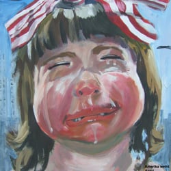 weinendes kind acryl