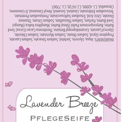 FS002 60×105mm Pflegeseife Lavender-Breeze