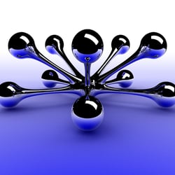Blue Spheres