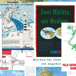 diverse frühere Karten für Werbung & Verkaufsförderung