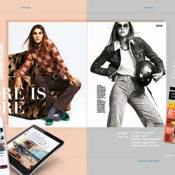 Konzept und Gestaltung Fashion-Segment