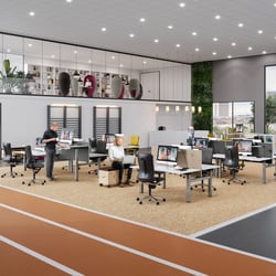 Produktvisualisierung „Arbeitswelt Gesundes Arbeiten“ für König + Neurath