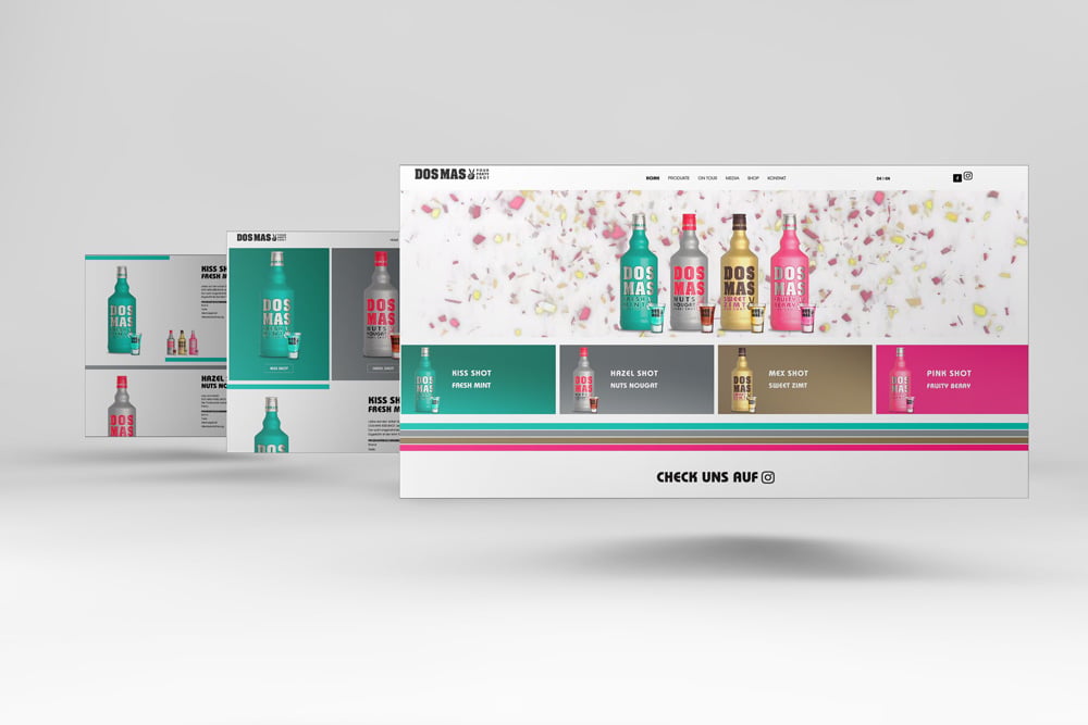 DOS MAS Website MockUp