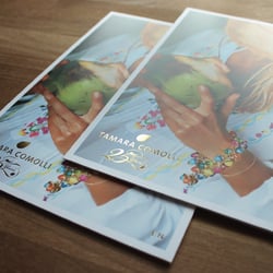 Gestaltung Klappkarte für TAMARA COMOLLI Fine Jewelry
