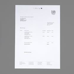 Briefpapier / Rechnung