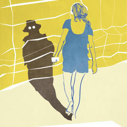 Magazinillustration Kater Demos