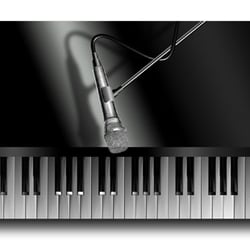 The Piano Man Visitenkarte – geschlossen