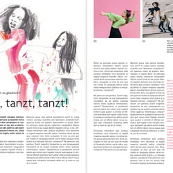 Editorial-Layout zu fiktivem Text