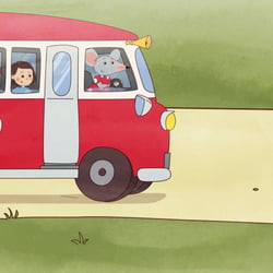 Scene from the animation