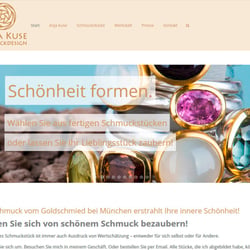 Webdesign Goldschmiedin Anja Kuse