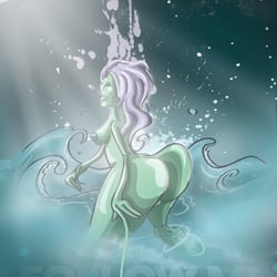 WATER GIRL – Mischtechnik