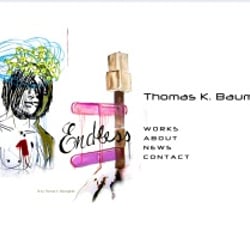 Design der Online-Galerie des Künstlers Thomas K. Baumgärtel