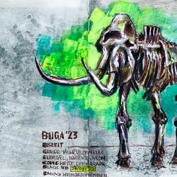 Gel-Pen, Inktense, Neon