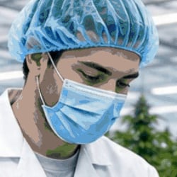 Didaktische Visualisierung von Bekleidungs- und Hygieneregeln für Anbau und Ernte im GACP-Bereich.