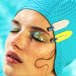 Aqua glitter