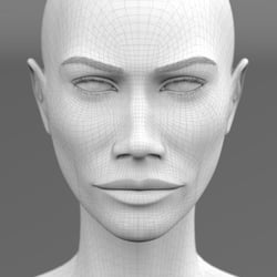 Jou Head Wireframe