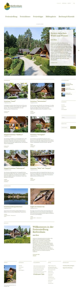 Landingpage kiefernhain.de