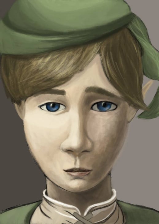 Selbstpotrait mit Verkleidung