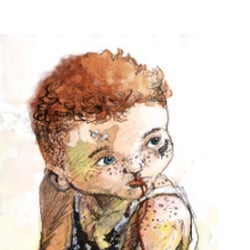 Character Design  | „Frederik“ + Seite aus „Die Perlen der von Neutria“