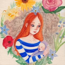 Muttertagsillustration