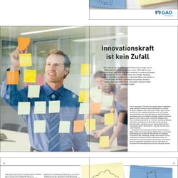 Kundenmagazin der GAD eG, Auszug des Titelthemas