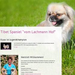 www.tibet-spaniel-behrensen.de – Internetpräsenz der Hundezüchter Lachmann