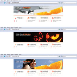 Firmen-Homepage Banner